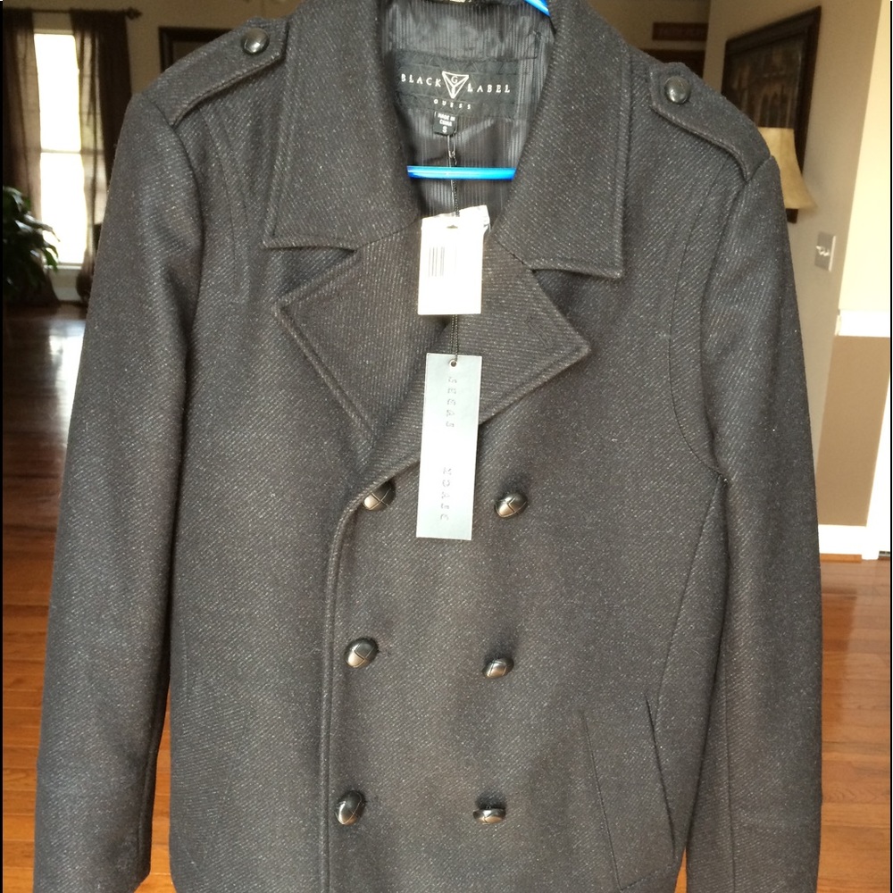 Men’s Guess Black label Pea coat